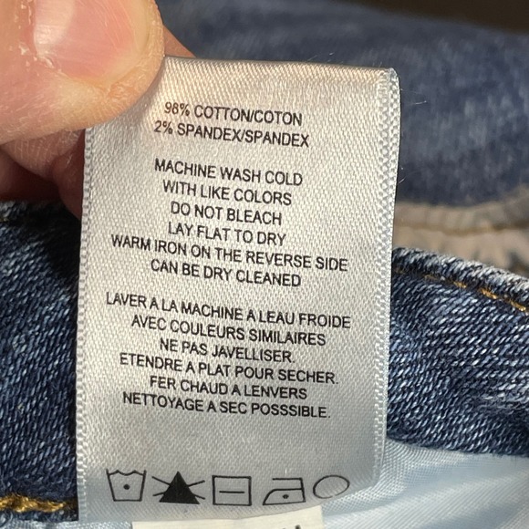 Vigoss Marley Flare Whiskered Jeans Blue Medium Wash Denim Womens Size 33 - Picture 9 of 14